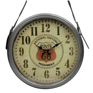 Zegar loft Route 66 retro 47cm