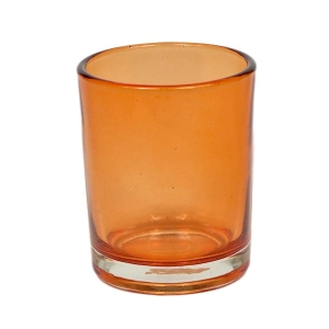 Świecznik prosty tea-light pomarańcz