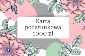 Kupon upominkowy karta o wartości 1000zł