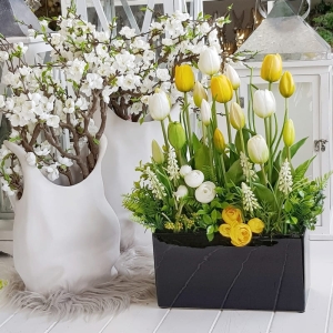 Tulipany silikonowe kompozycja