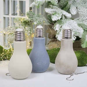 Żarówka oświetlenie led mat grey