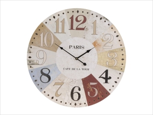 Zegar 60 cm retro  Paris Cafe de la Tour 