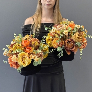 Flowerbox Serena – jesienna kompozycja w ciepłych barwach M