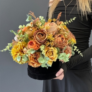 Flowerbox Serena – jesienna kompozycja w ciepłych barwach L