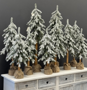 Choinka premium na pniu Polski Producent UPPSALA PE Snow 100 cm