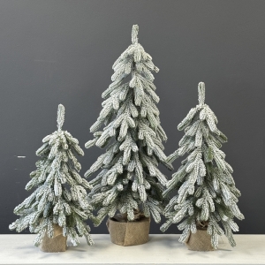 Choinka premium Polski Producent EVEREST PE Snow juta 80 cm - ostatnia sztuka!