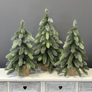 Choinka premium Polski Producent LUKA PE Frost juta 65 cm