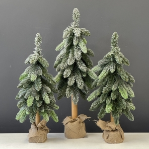 Choinka premium na pniu Polski Producent OSLO PE Frost 80 cm - OSTATNIA SZTUKA!