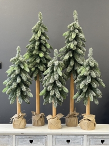 Choinka premium na pniu Polski Producent OSLO PE Frost 120 cm