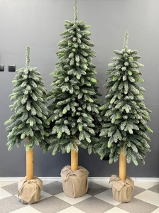 Choinka premium na pniu Polski Producent OSLO PE Frost 240 cm