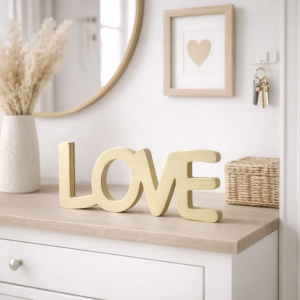 Tabliczka drewno napis Love mały