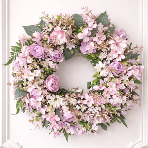 Wianek na drzwi kominek ścianę dekoracja Floris spring wz.4