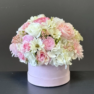 Flower Box dla dziecka – wyjątkowy prezent na narodziny, chrzest i roczek Pink L